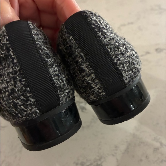 Clarks NWT sz6.5 Kesha Rosa Tweed and Black Patent Leather  Women's Flats - Picture 5 of 9